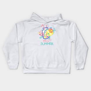 Hello Summer Kids Hoodie